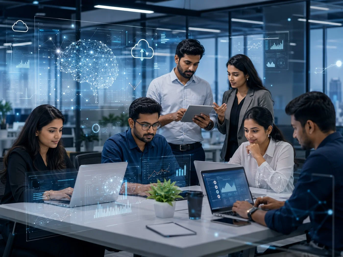 Enterprise data analytics dashboard